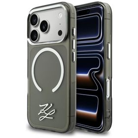 Etui Karl Lagerfeld IML KL Script Logo   MagSafe do iPhone 17 Pro Max czarny