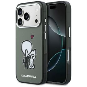 Etui Karl Lagerfeld Karl & Choupette     Back MagSafe do iPhone 17 Pro czarny