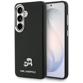 Etui Karl Lagerfeld Saffiano KC Metal Logo MagSafe do Samsung Galaxy S26+ czarny