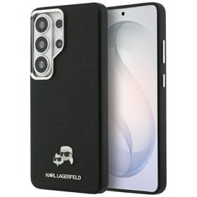 Etui Karl Lagerfeld Saffiano KC Metal Logo MagSafe do Samsung Galaxy S26 Ultra czarny