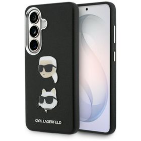 Etui Karl Lagerfeld Saffiano Double Heads Metal do Samsung Galaxy S26+ czarny