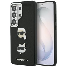Etui Karl Lagerfeld Saffiano Double Heads Metal do Samsung Galaxy S26 Ultra czarny