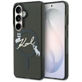 Etui Karl Lagerfeld IML KC Script MagSafe do Samsung Galaxy S26+ czarny