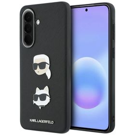 Etui Karl Lagerfeld w/ Karl&Choupette Heads Pins&Logo do Samsung Galaxy A37 5G czarny