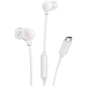 Słuchawki douszne Motorola Earbuds 3C-S USB-C biały