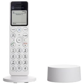 Telefon stacjonarny bezprzewodowy Motorola DOT411 biały