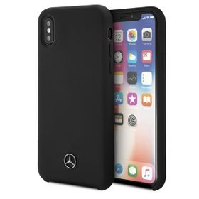 Mercedes MEHCPXSILBK iPhone X/ Xs/Xs hardcase czarny/black Silicone Line