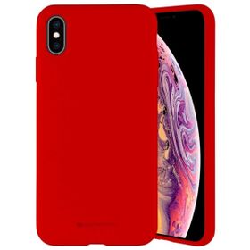 Mercury Silicone iPhone X/Xs czerwony/red