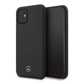 Mercedes MEHCN61SILBK iPhone 11 6,1"/ Xr hardcase czarny/black Silicone Line