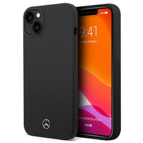 Mercedes MEHCP14SSILBK iPhone 14 / 15 / 13 6.1" czarny/black hardcase Silicone Line