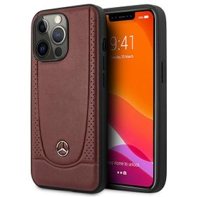 Mercedes MEHCP14XARMRE iPhone 14 Pro Max 6,7" czerwony/red hardcase Leather Urban Bengale