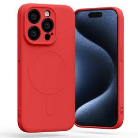 Mercury MagSafe Semi-Silicone iPhone 15Pro 6,1" czerwony /red