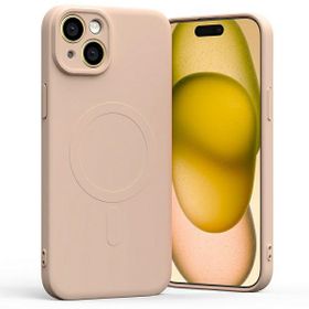 Mercury MagSafe Semi-Silicone iPhone 15 Plus / 14 Plus 6,7" różowo-piaskowy /pink sand