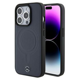 Mercedes MEHMP15X23RCMV iPhone 15 Pro Max 6.7" granatowy/navy hardcase Smooth Leather MagSafe