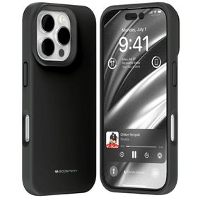 Etui Mercury Pure Magsafe Silicone do    iPhone 16 Pro czarny