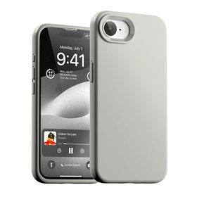 Etui Mercury Silicone do iPhone 16e /    17e kamienny