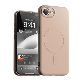 Etui Mercury Semi-Silicone MagSafe do    iPhone 16e / 17e różowo-piaskowy