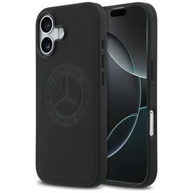 Etui Mercedes Leather Vintage Logo       MagSafe do iPhone 17 czarny