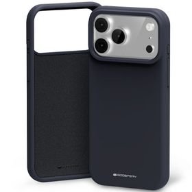 Etui Mercury Silicone do iPhone 17 Pro   Max granatowy