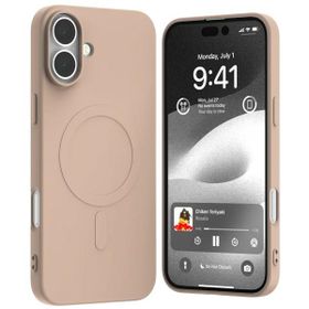Mercury MagSafe Semi-Silicone iPhone 16Plus 6,7" różowo-piaskowy /pink sand