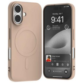 Mercury MagSafe Semi-Silicone iPhone 166,1" różowo-piaskowy /pink sand