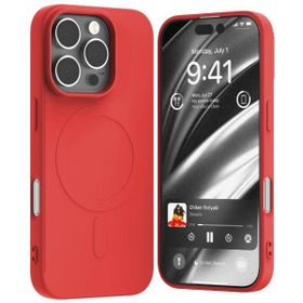 Mercury MagSafe Semi-Silicone iPhone 16Pro 6,3" czerwony /red