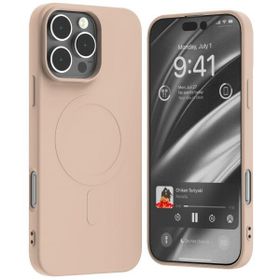 Mercury MagSafe Semi-Silicone iPhone 16Pro Max 6,9" różowo-piaskowy /pink sand
