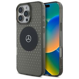 Mercedes MEHMP16L23HCPK iPhone 16 Pro    6.3" czarny/black hardcase MB Case Star Pattern MagSafe