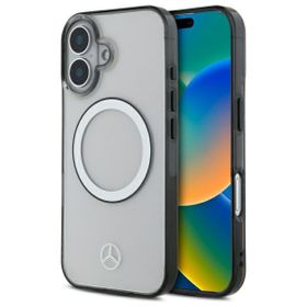 Mercedes MEHMP16S23HUOKC iPhone 16 6.1"  transparent hardcase Printed logo MagSafe