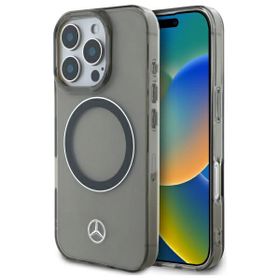 Mercedes MEHMP16X23HUOSK iPhone 16 Pro   Max 6.9" czarny/black hardcase Silver Ring MagSafe