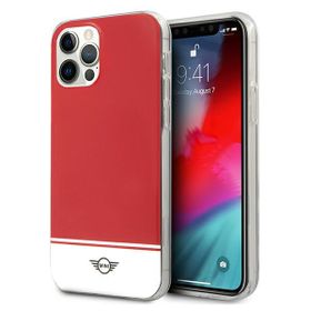 Mini MIHCP12MPCUBIRE iPhone 12/12 Pro6,1" czerwony/red hard case Stripe Collection