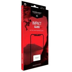 MS ImpactGLASS Edge 3D iPhone 7/8biały/white Antyuderzeniowe szkło hybrydowe na cały ekran 8H