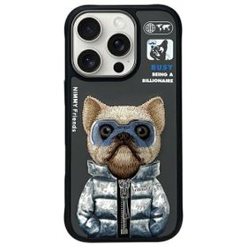 Nimmy etui iPhone 16 Pro 6.3"            czarny/black Cool&Cute 2.0 Dog