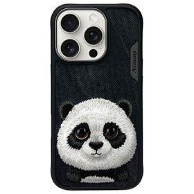 Nimmy etui iPhone 16 Pro Max 6.9"        czarny/black Big Eyed Pet 2.0 Panda