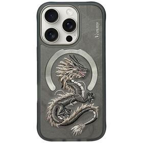 Etui Nimmy Dragon MagSafe do iPhone 16   Pro szary