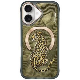 Etui Nimmy Magnetic Fantasy Animal       MagSafe do iPhone 16 złoty