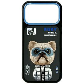 Etui Nimmy Cool&Cute 2.0 Dog do iPhone   17 Pro Max czarny