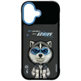 Etui Nimmy Cool&Cute 2.0 Wolf do iPhone  17 czarny