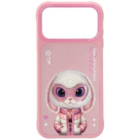 Etui Nimmy Cool&Cute 2.0 Rabbit do       iPhone 17 Pro Max różowy
