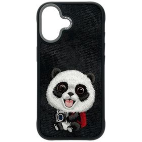 Etui Nimmy Big Eyed Pet 2.0 Panda do     iPhone 17 czarny