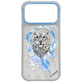 Etui Nimmy Pantera MagSafe do iPhone 17  Pro Max jasnoszary