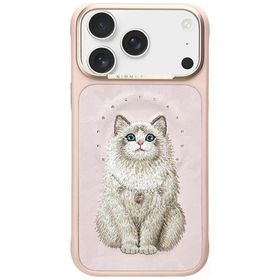 Etui Nimmy Lucky Fashion Cat MagSafe do  iPhone 17 Pro różowy