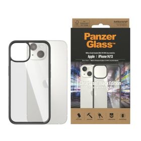 PanzerGlass ClearCase iPhone 14 / 15 /13 6.1" Antibacterial czarny/black 0405