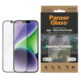 PanzerGlass Ultra-Wide Fit iPhone 14Plus / 13 Pro Max 6,7" Screen Protection CamSlider Antibacterial Easy Aligner Included 2797