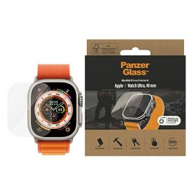 PanzerGlass Ultra-Wide Fit Apple WatchUltra 49mm Screen Protection Platinium Strength 3680