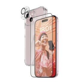 PanzerGlass Bundle 3in1 iPhone 15 Plus6.7" D3O Hardcase + Screen Protector UWF+ Lens 1136+1174+2811