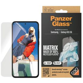 PanzerGlass Matrix Ultra-Wide Fit SamA55 5G A556 Screen Protection 7362 with Easy Aligner