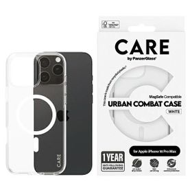 Etui CARE by PanzerGlass Flagship Case 16 Pro Max 6,9" biały/white MagSafe 1340