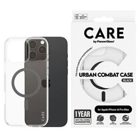 Etui CARE by PanzerGlass Flagship Case 16 Pro Max 6,9" czarny/black MagSafe 1348