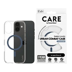 Etui CARE by PanzerGlass Flagship Case   iPhone 16 6,1" niebieski/blue MagSafe 1365